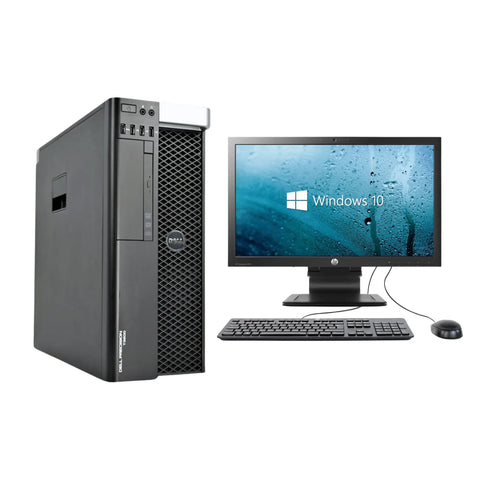 PC - Dell Precision T3600 - Xeon 3ra Gen. 16 GB RAM, 240 GB SSD, 4 GB Video, Torre