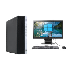 PC - HP EliteDesk 800 G3 | i5 7ma Gen. | 8 GB RAM 240 GB SSD | SFF