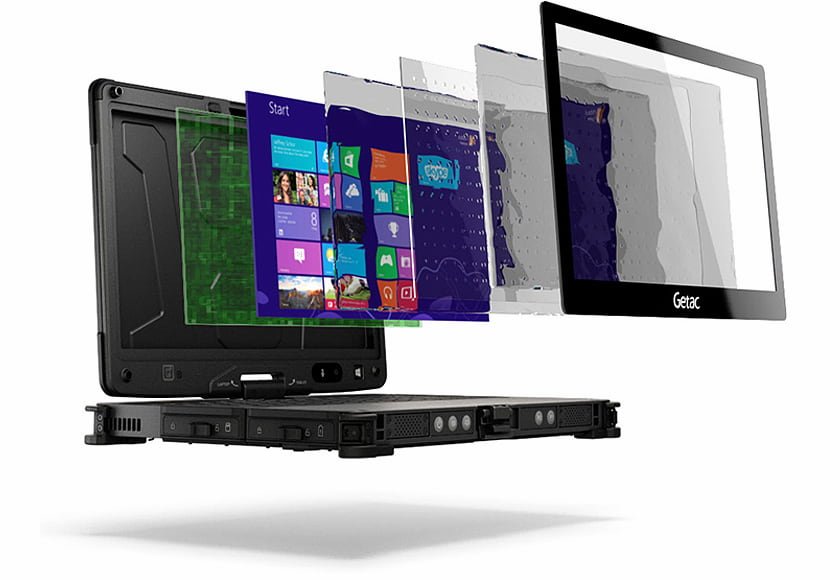 Laptop - Getac V110 Touch [Uso rudo] | i5 6ta | 12 GB RAM | 480 GB SSD | 11.6" - PC ONE MÉXICOGetacLaptop