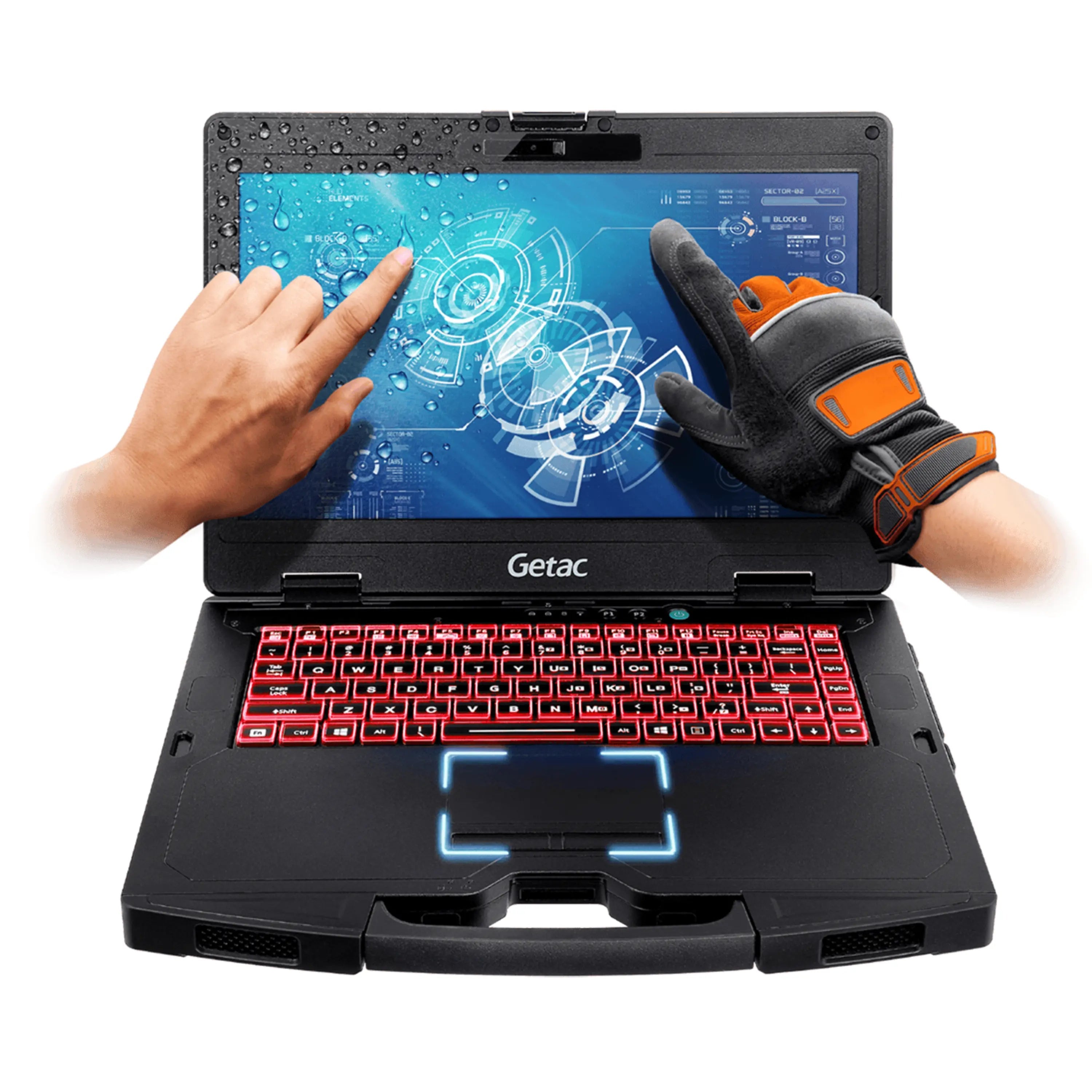 Laptop Uso Rudo - GETAC S410 | i5-6300U/6200U | 16 GB RAM | 256 GB SSD | 14" - PC ONE MÉXICOGetacLaptop