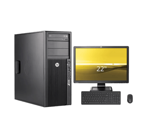 PC - HP Z220 Workstation | i7 2da/3ra Gen. | 16 GB RAM | 480 GB SSD + 1TB HDD | Grafica 2 GB | Torre + Monitor 22' - PC ONE MÉXICOHPPC